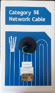 C5e CMR Riser UTP 4 Pair Solid 24 AWG Bulk Cable 1000ft package.