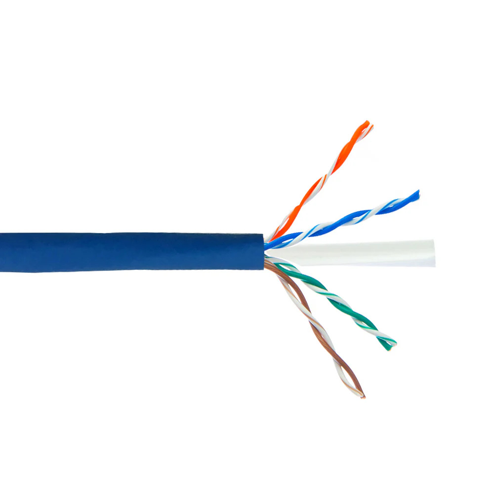 C6 CMP Plenum UTP 4 Pair Solid 23AWG Bulk Cable 1000ft package