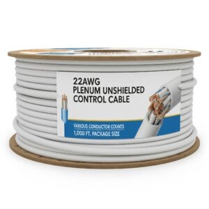 22 AWG CMP unshielded control cable