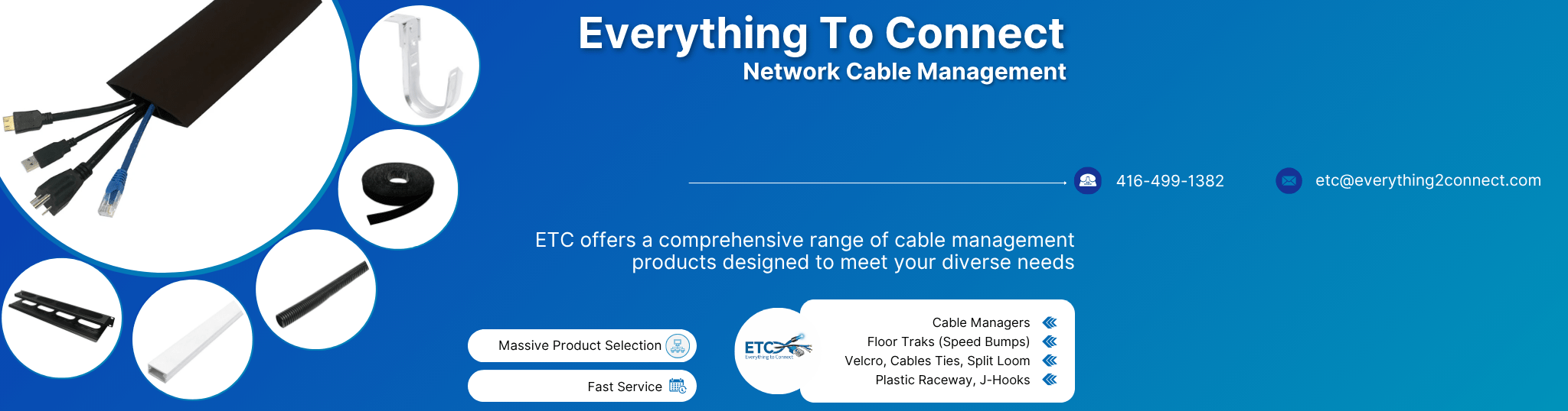 ETC Network Cable Management Slide