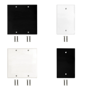 Blank wall plates collage