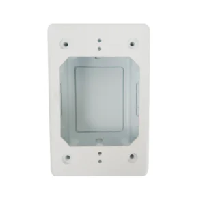 Single gang surface mount box raceway white