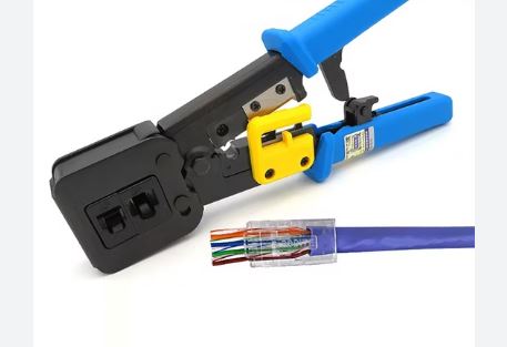 Easy RJ45 crimp tool
