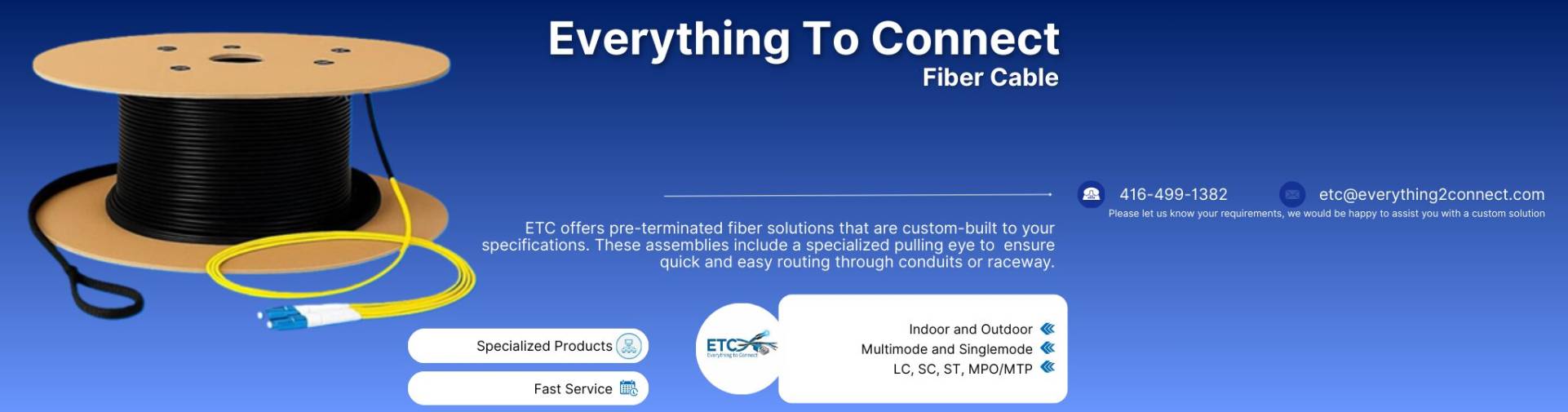 Bulk Fiber Cable